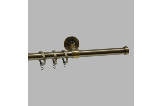 tringle à rideau 20 mm laiton 180 cm de long