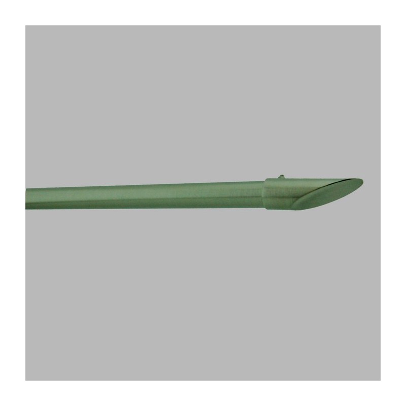 Embouts Elypse couleur chicago nickel brossé 2 pièces