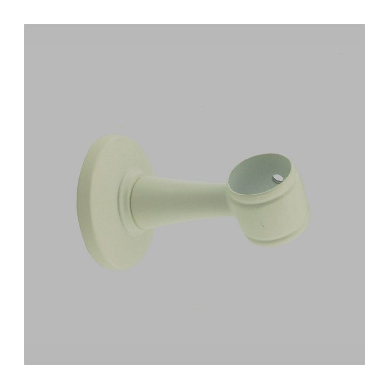 Wall or ceiling brackets elegant curtain rods 20 mm off white per piece