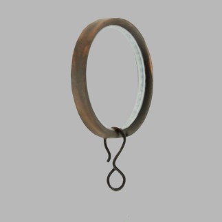 anneaux de tringle à rideau 20 mm romana rouille 10 pcs