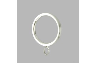anneau de rideau tige 20 mm couleur nickel brossé 12 pieces