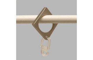 gordijnroede 20 mm ring ruit RVS mat 25 mm 10 stuks