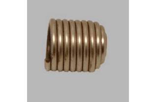 finial spring curtain rod 20 mm color brushed nickel 2 pcs