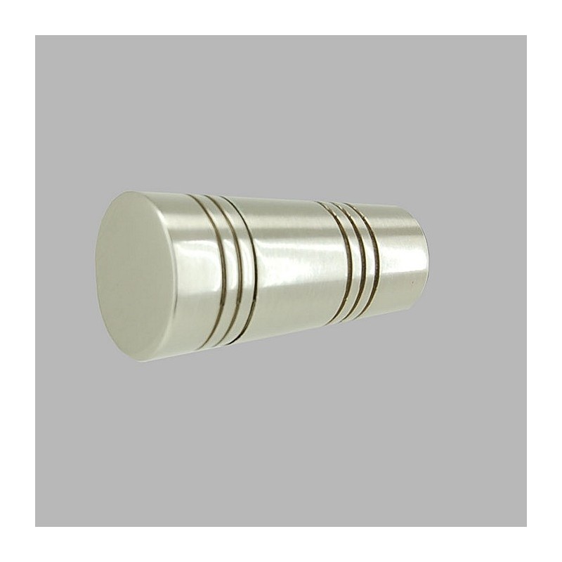 eindknop Apollo gordijnroede 20 mm kleur geborsteld nikkel 2 stks eindknop Apollo gordijnroede 20 mm kleur geborsteld nikkel 2 stks