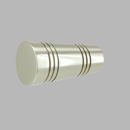 finial Apollo curtain rod 20mm color brushed nickel 2 pcs