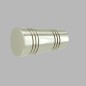 finial Apollo curtain rod 20mm color brushed nickel 2 pcs finial Apollo curtain rod 20mm color brushed nickel 2 pcs