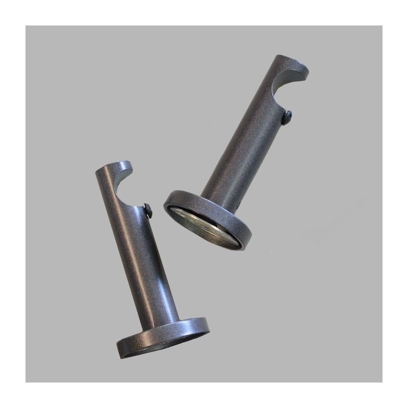 muursteun gordijnroede 20 mm antraciet lengte 9 cm muursteun gordijnroede 20 mm antraciet lengte 9 cm