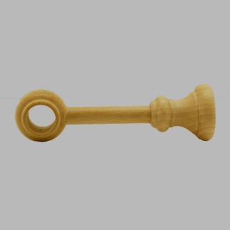 support de rideau longueur 14 cm bois naturel tringle à rideau 20 mm par pièce