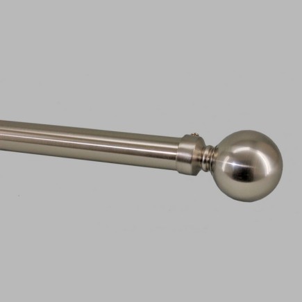 finials mando stainless steel curtain rod 28 mm 2 pieces