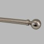 finials mando stainless steel curtain rod 28 mm 2 pieces