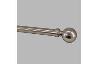 finials mando stainless steel curtain rod 28 mm 2 pieces