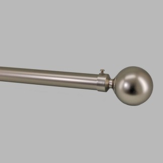 embouts mando chrome mat tringle à rideaux 28 mm par pièce