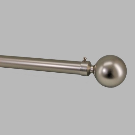 embouts mando chrome mat tringle à rideaux 28 mm par pièce