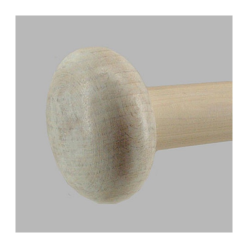 button disk lime white wood curtain rod 28 mm