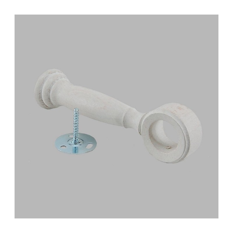 Wall Mount brackets closed lime white curtain rod 28 mm 2 pcs Wall Mount brackets closed lime white curtain rod 28 mm 2 pcs