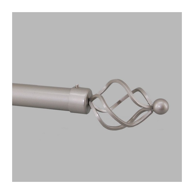 finials cage curtain rod 28 mm champagne metal per piece finials cage curtain rod 28 mm champagne metal per piece