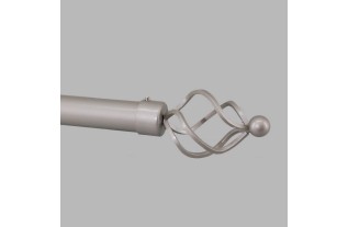 embouts cage tringle à rideau 28 mm champagne metal par pièce