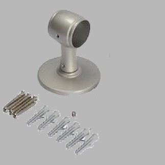 supports muraux et de plafond champagne metal 28 mm longueur 5 cm 1 piece