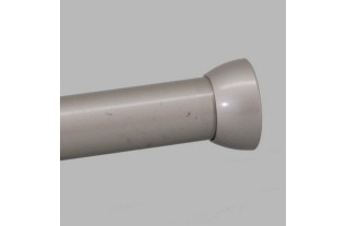 supports murale rosace tringle à rideau 28 mm champagne metal 2 pièces