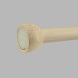 curtain support in the day white stained wood 28 mm rounded