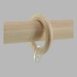 curtain rings white stained wooden 55 mm 6 pcs
