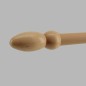 finial disk apart beech wood 28 mm
