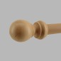finial disk globus beech wood curtain rod 28 mm finial disk globus beech wood curtain rod 28 mm
