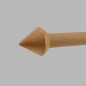 finial mobilia beech wood 28 mm