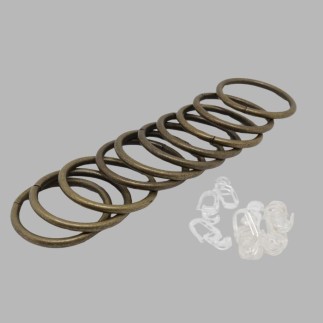 anneau en laiton 28 mm 10 pcs