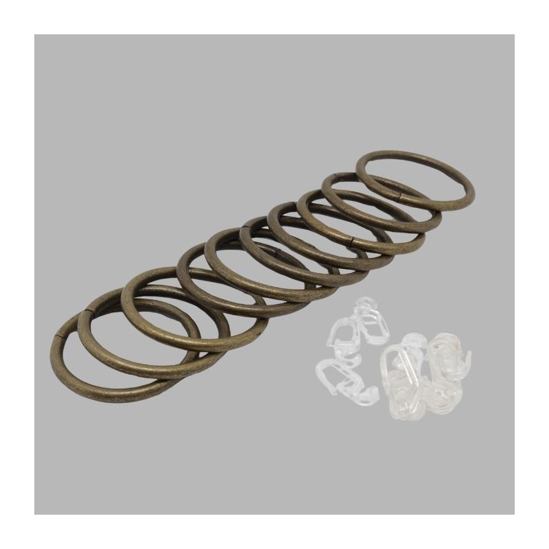 koperen ring roede 28 mm 10 stuks