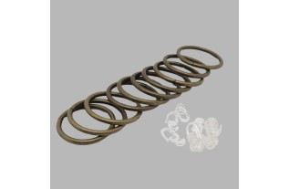 koperen ring roede 28 mm 10 stuks