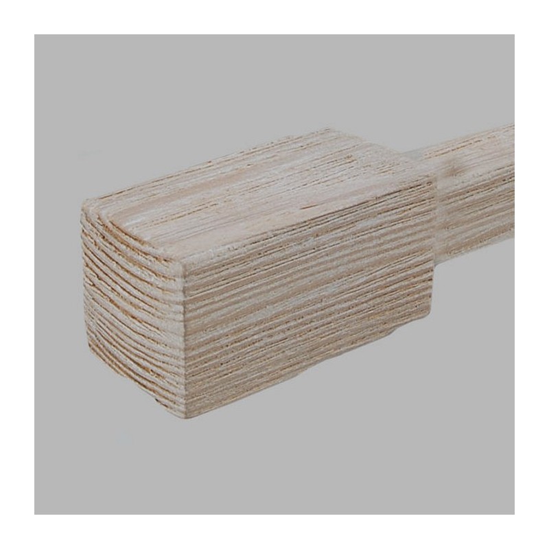 Embout en bois Bloc Vintage tringle à rideaux 28 mm 2 pc Embout en bois Bloc Vintage tringle à rideaux 28 mm 2 pc