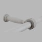 Wall/ceiling Mount bracket closed color Clay curtain rod 28 mm 2 pcs Wall/ceiling Mount bracket closed color Clay curtain rod 28 mm 2 pcs