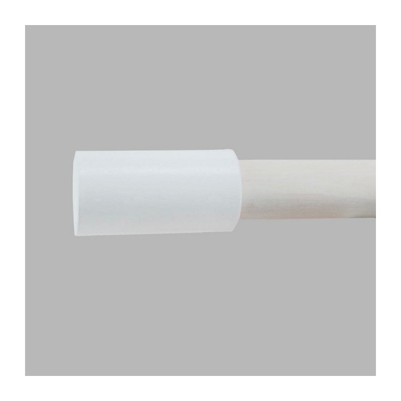 Finial wood round high-gloss white curtain rod 28 mm 70 mm 2 pcs Finial wood round high-gloss white curtain rod 28 mm 70 mm 2 pcs