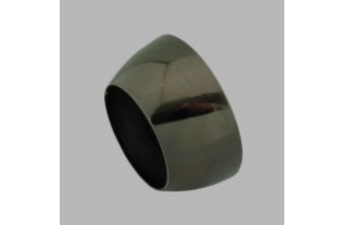 brackets rosette for curtain rod 28 mm black nickel 2 pieces