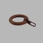 anneaux de rideaux en bois noyer 55 mm  10 pcs