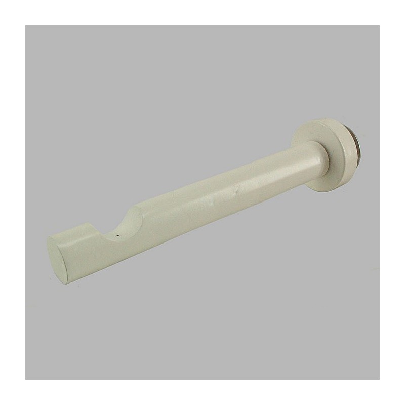 support de rideau Old White bois laqué longueur 18 cm 28 mm