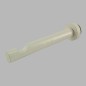 curtain support Old White lacquered wood length 18 cm 28 mm
