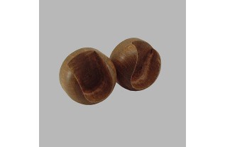 support de rideau l'intérieur bois de chêne clair 28 mm arrondis