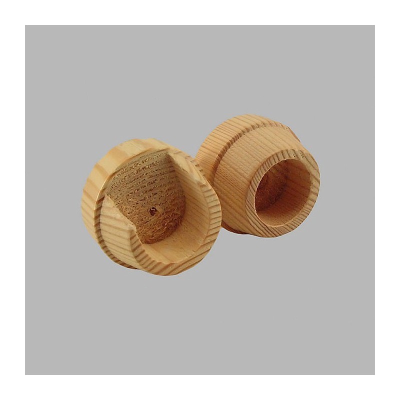 Brackets in the day kiefer naturel wood 28 mm