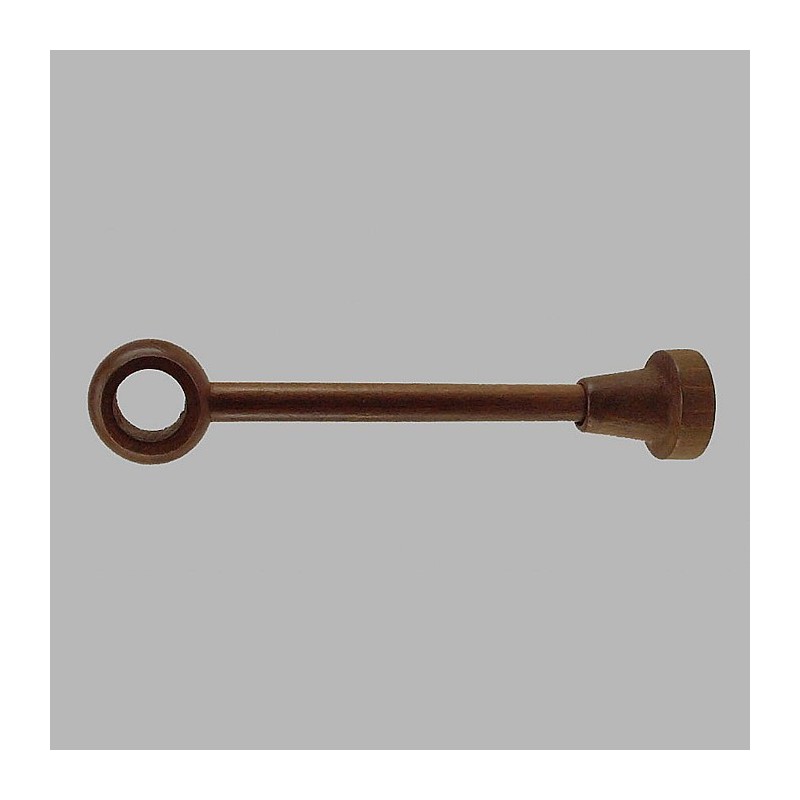 rideau support central bois de chêne longueur 25 cm 28 mm