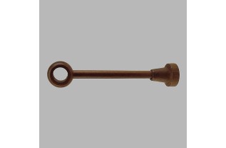 curtain center support oak length 25 cm 28 mm