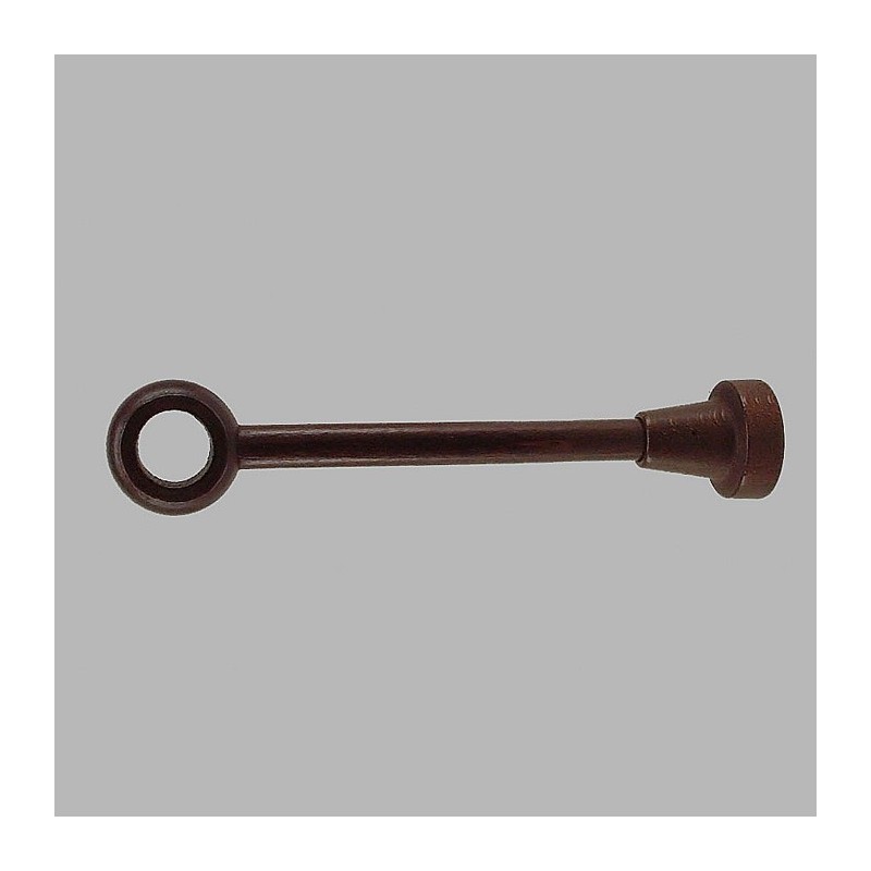 gordijn midden steun notelaar hout lengte 25 cm 28 mm