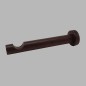 center bracket dark walnut wood 18 cm curtain rod 28 mm