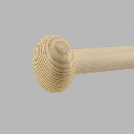 embouts disque bois teinté blanc 28 mm