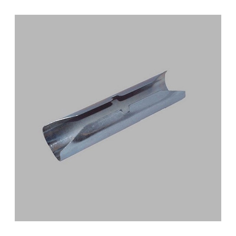 connector-part for curtain rod 28 mm steel chromed