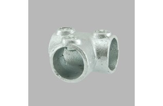 tee connector industrial curtain rod 28 mm 1 pc