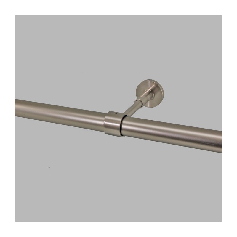 supports ou montage au plafond 28 mm chrome mat longueur 7-15 cm par pièce