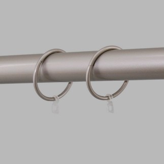 anneaux tringle à rideau 28 mm champagne metal 44 x 55 mm 6 pcs