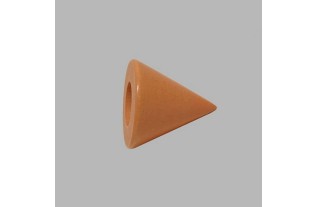 embout pointe bois tringle à rideau 28 mm longueur 7 cm